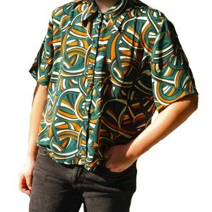 Vintage Patterned Bantry Bay Button-Up